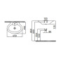 Умивальник Idevit Rena 2901-0505