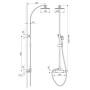 Душова система з термостатом Excellent Rain Galaxy Slim ARAC.SY.851ST-NEW