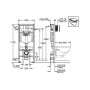 Комплект: Инсталляция Grohe RAPID SL + Унитаз подвесной ROCA GAP с сиденьем A34H47C000+38772001+37131000