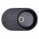Кухонная мойка Fosto 74x46 SGA-420 (черный)