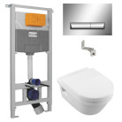 Комплект инсталляция Imprese i8120 + унитаз подвесной Villeroy & Boch Architectura Direct Flush 5684HR01+i8120