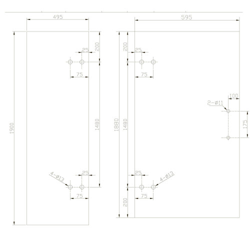 Душова кабіна Eger Stefani 100x100 (без піддону) 599-535-100/1