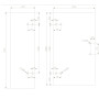 Душова кабіна Eger Stefani 100x100 (без піддону) 599-535-100/1