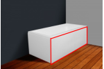 Панель передня RADAWAY Itea Lux - 190, OBEX.190.65WH