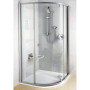 Душова штора (душова кабіна) Ravak PIVOT PSKK 3 - 90 Transparent, кутова, скло, сатин, 37677U00Z1