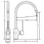 Змішувач для кухонної раковини GENEBRE Tau-401, FRT65401