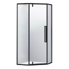 Душевая кабина Eger A Lany 100x100 см, пятиугольная (без поддона), 599-553/1 Black