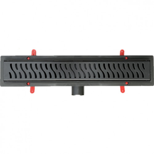 Душевой канал STYRON HARMONY STY-H-70-FF BLACK 700 мм с сухим сифоном
