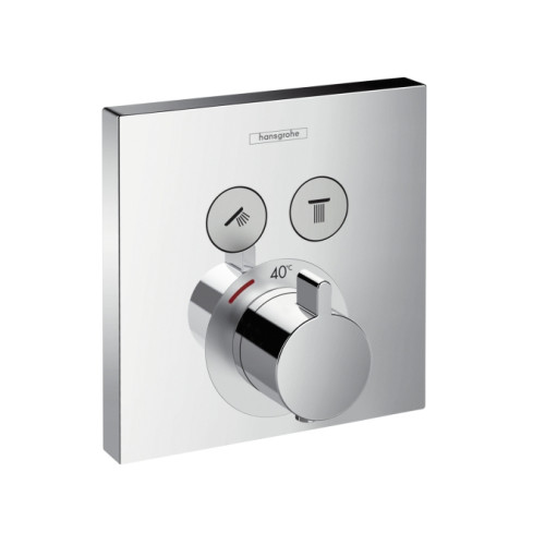 Внешняя часть смесителя на 2 отверстия Hansgrohe ShowerSelect, 15763000