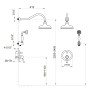 Комплект прихованого монтажу IMPRESE PODZIMA LEDOVE, ZMK01170111