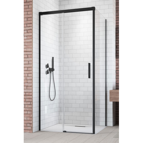 Душова кабіна без піддону RADAWAY Idea Black KDJ (100/75), 387040-54-01 L/R + 387049-54-01 L/R