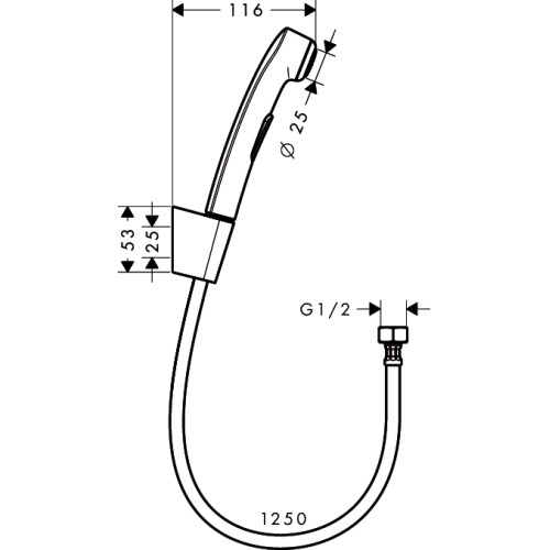 Гигиенический душ Hansgrohe 32129000