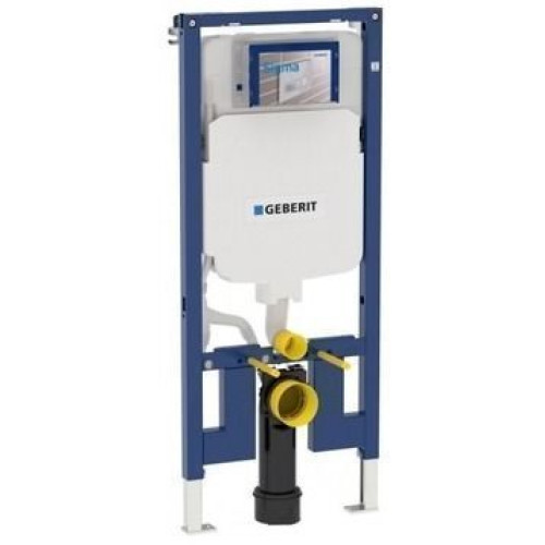 Інсталяційна система Geberit DUOFIX для підвісного унітазу, H114, із вбудованим бачком "Sigma" 8 см, для змивних клавіш "Sigma" 111.796.00.1