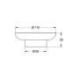 Стеклянная мыльница GROHE ESSENTIALS 40368001