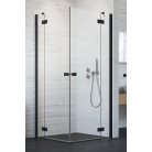 Душевая кабина без поддона RADAWAY Essenza New Black KDD (80/80), 385061-54-01 L/R + 385061-54-01 L/R