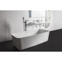 Ванна отдельно стоящая каменная VOLLE SOLID surface 168x80x53 см, 12-40-034