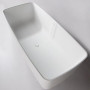 Ванна отдельно стоящая каменная VOLLE SOLID surface 168x80x53 см, 12-40-034