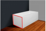 Панель збоку RADAWAY Itea Lux - 120, OBEX.120.65WH