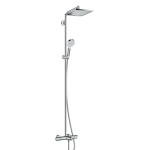 Душевая система Hansgrohe Crometta E 240 1jet Showerpipe с термостатом, хром, 27298000