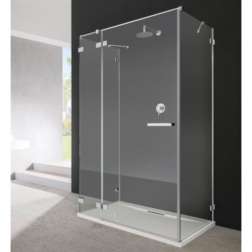Душова кабіна без піддону RADAWAY Euphoria KDJ+S (80/80), 383512-01 L/R + 383221-01 L/R + 383051-01 + 383031-01