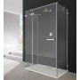 Душова кабіна без піддону RADAWAY Euphoria KDJ+S (80/80), 383512-01 L/R + 383221-01 L/R + 383051-01 + 383031-01