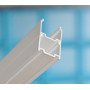 Стенка для душевой кабинки Ravak PIVOT PPS-100 Transparent, белый профиль, стекло 90GA0100Z1