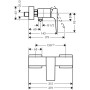 Смеситель для душа Hansgrphe Metropol 32560000