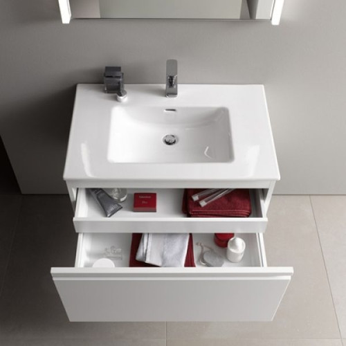 Тумба з раковиною LAUFEN PRO S 80 см Білий глянець 8179650001041+4834710964641
