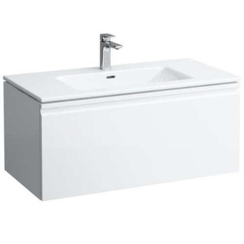 Тумба з раковиною LAUFEN PRO S 80 см Білий глянець 8179650001041+4834710964641