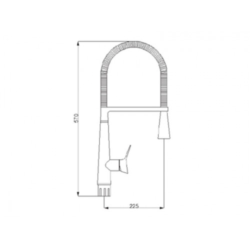 Кухонный смеситель Newarc Loft 921961N