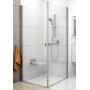 Душова штора Ravak CHROME CRV 1 - 90 Transparent, полірований алюміній, 1QV70C01Z1