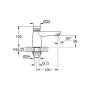 Змішувач для раковини порційний Grohe EUROECO Cosmopolitan TDN 15, хром, 36265000