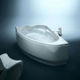 Ванна Cersanit KALIOPE 153 X 100 асимметричная Левая с ножками S301-024