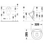 Пісуар DURAVIT STARCK 1 пісуар 32*28,5см (модель без мушки)