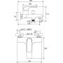 Смеситель для ванны Ravak Flat X070119