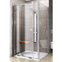 Стенка для душевой кабинки Ravak PIVOT PPS-100 Transparent, профиль полированный алюминий, 90GA0C00Z