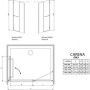 Душевая дверь RADAWAY Carena DWJ 90, 34302-01-01NL/R