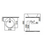 Умывальник Idevit Alfa 3101-0525 51 см