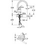 Змішувач для миття Grohe EUROSMART, 33202002