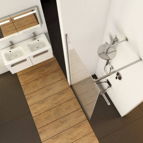 Нерухома стінка Ravak WALK-IN WALL - 90, безпечне гартоване скло, GW9W70C00Z1