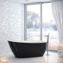 Ванна акрилова Excellent Comfort 175 WAEX.CMP2.17WB Чорно-біла