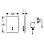 Кнопка змиву для інсталяції Grohe TECTRON Skate 37750000, хром