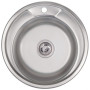 Кухонна мийка Lidz 490-A Polish 0,6 мм, LIDZ490A06POL