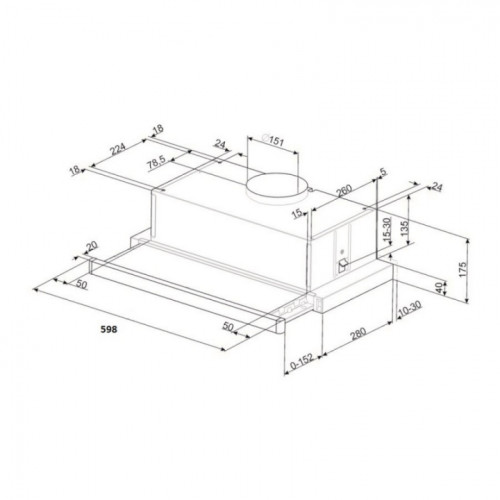 Вытяжка Apell Cappe CSET61E