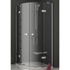 Душевая штора Ravak SMARTLINE SMSKK 4 - 80 Transparent, безопасное стекло, профиль хром