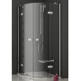 Душова штора Ravak SMARTLINE SMSKK 4 - 80 Transparent, безпечне скло, профіль хром