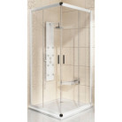 Прямоугольная душевая кабина Ravak BLIX BLRV2K-90 Белый TRANSPARENT, 1XV70100Z1
