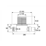 Сливной трап TECE drainpoint S 110, с фланцем, 3601100