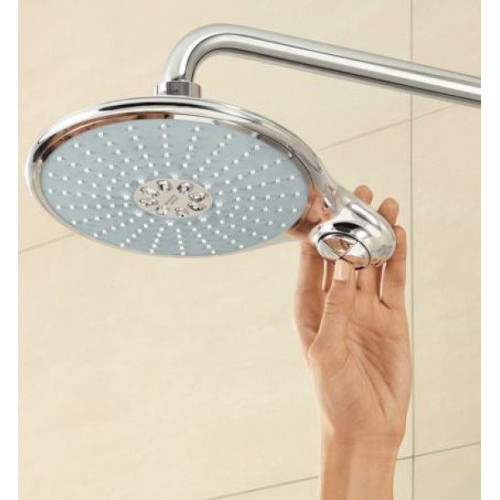 Верхній душ з душовим кронштейном Grohe Power&Soul Cosmopolitan 190 (26172000)