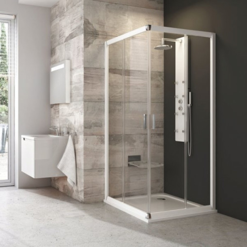 Душовий куточок Ravak BLIX BLRV2-80 білий+transparent, 1LV40100Z1